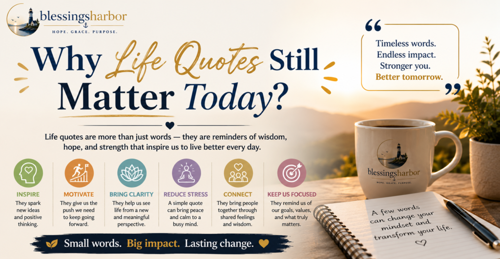 Why Life Quotes Still Matter Today?