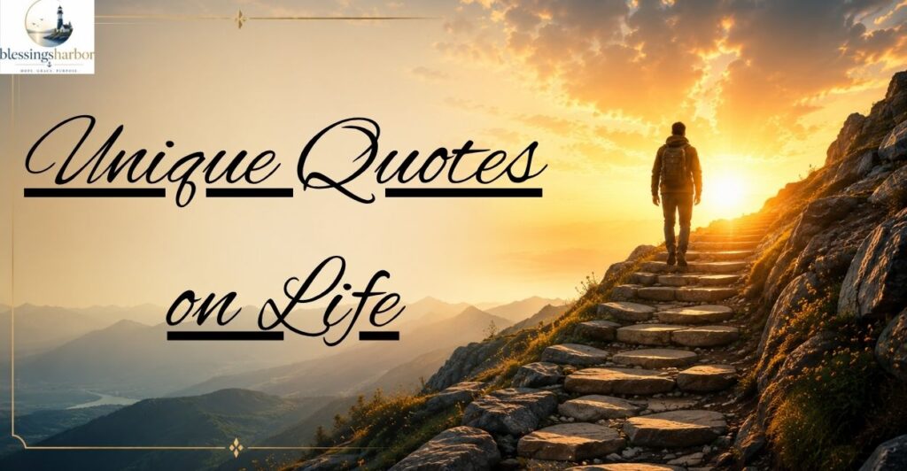 Unique Quotes on Life