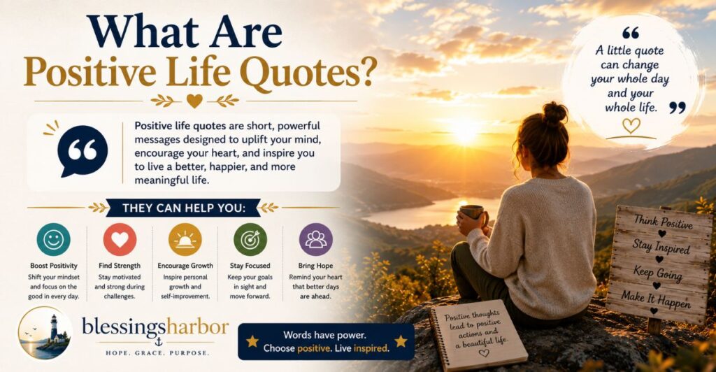 What Are Positive Life Quotes?