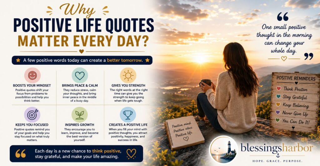 Why Positive Life Quotes Matter Every Day?