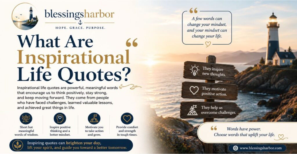 What Are Inspirational Life Quotes?