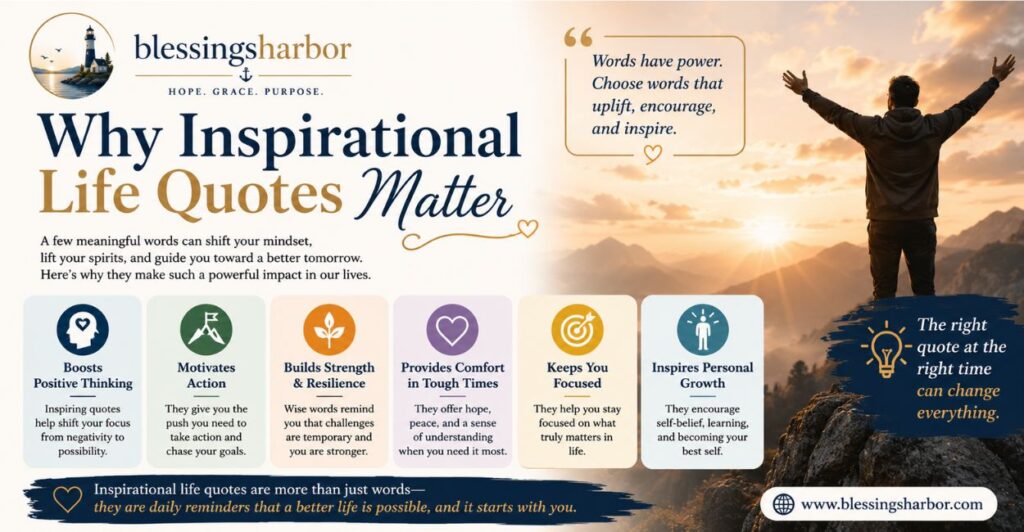 Why Inspirational Life Quotes Matter