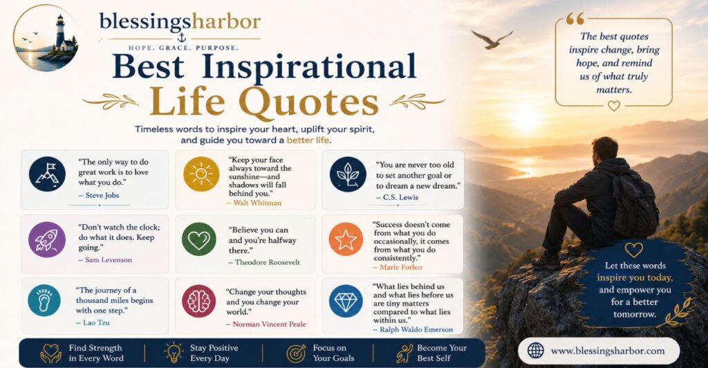 Best Inspirational Life Quotes