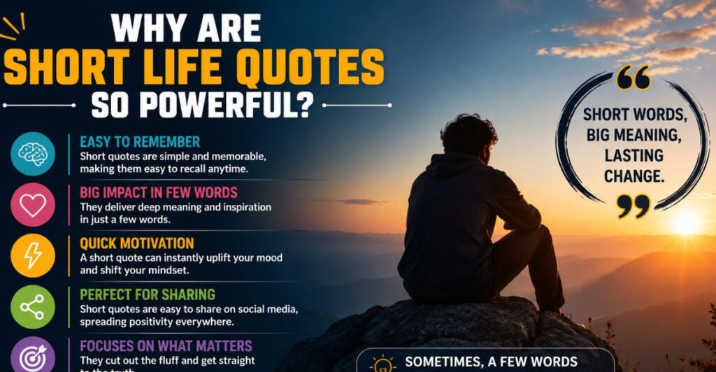 Why Are Short Life Quotes So Powerful?