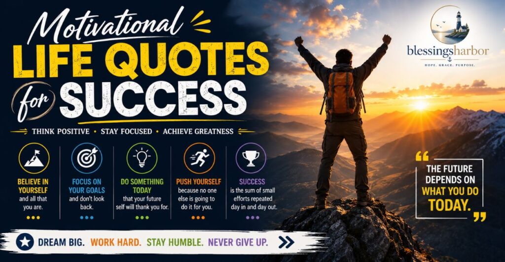  Motivational Life Quotes for Success