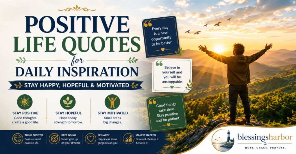 Best Positive Life Quotes with Meaning