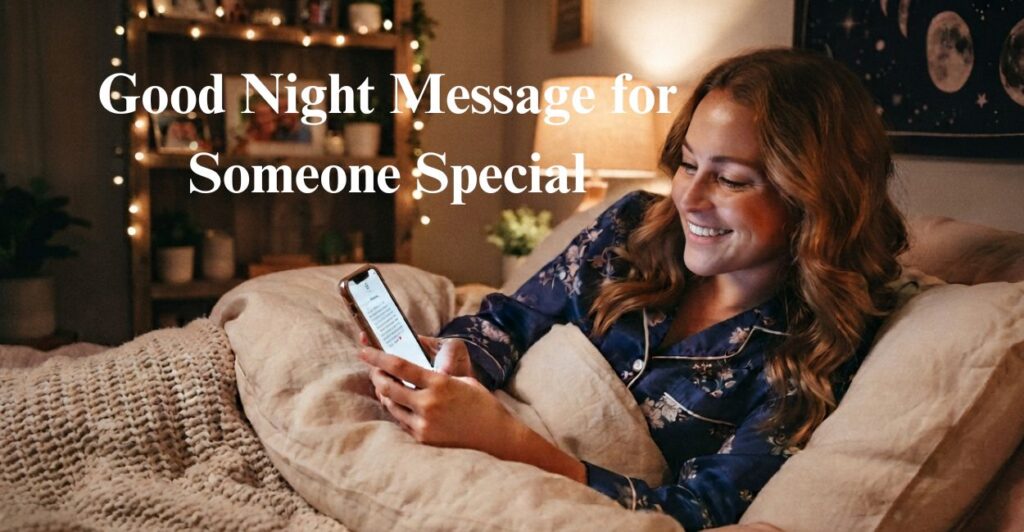 Good Night Message for Someone Special