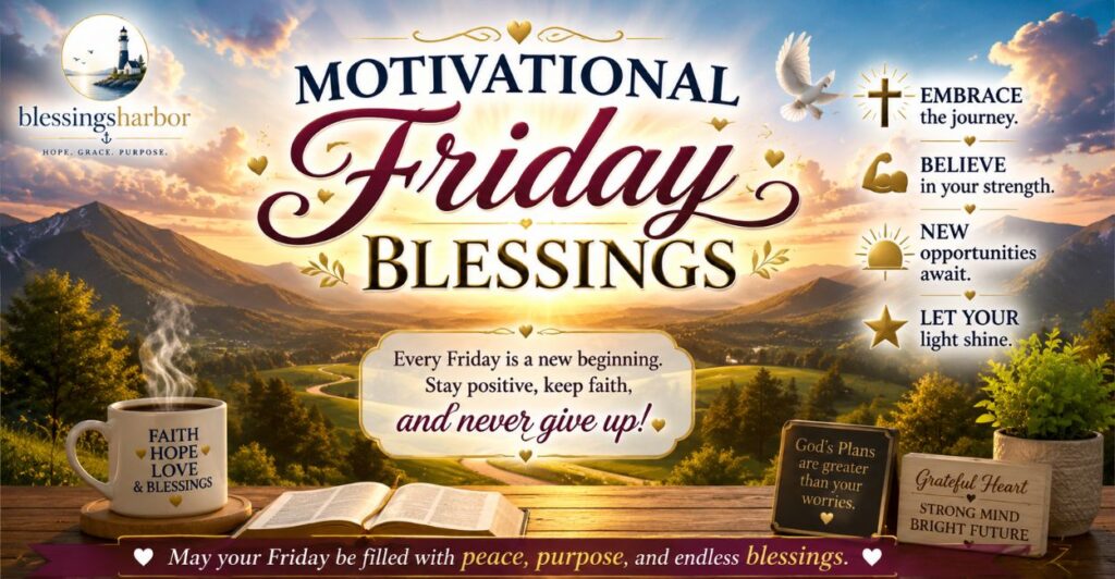 Motivational Friday Blessings