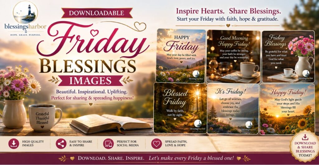Downloadable Friday Blessings Images