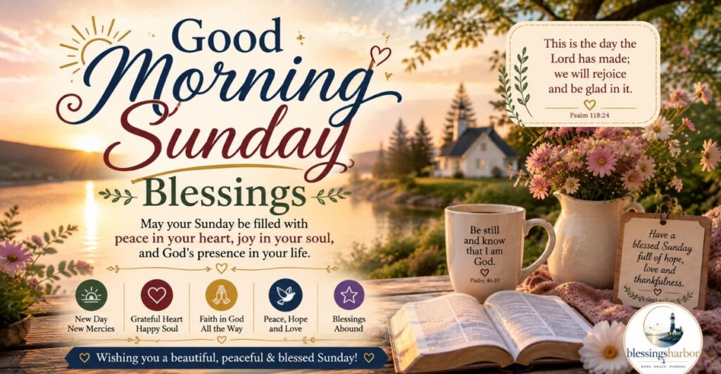 Good Morning Sunday Blessings