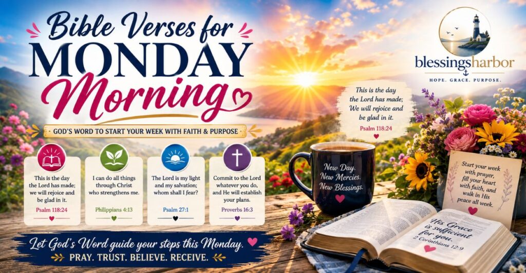 Bible Verses for Monday Morning