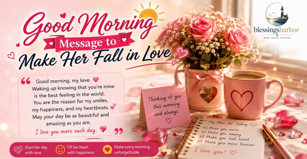 Good Morning Message to Make Her Fall in Love