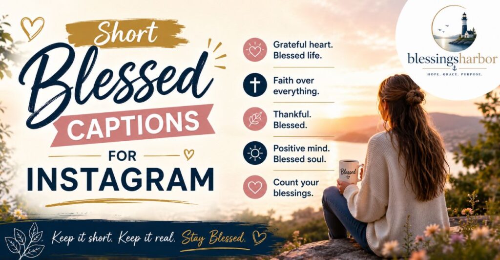 Short Blessed Captions for Instagram
