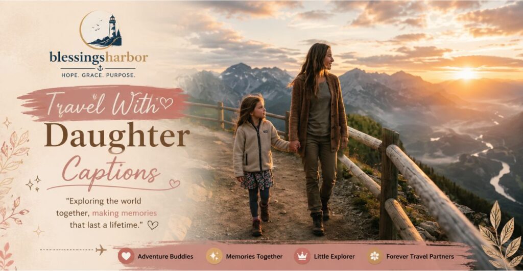 Travel With Daughter Captions