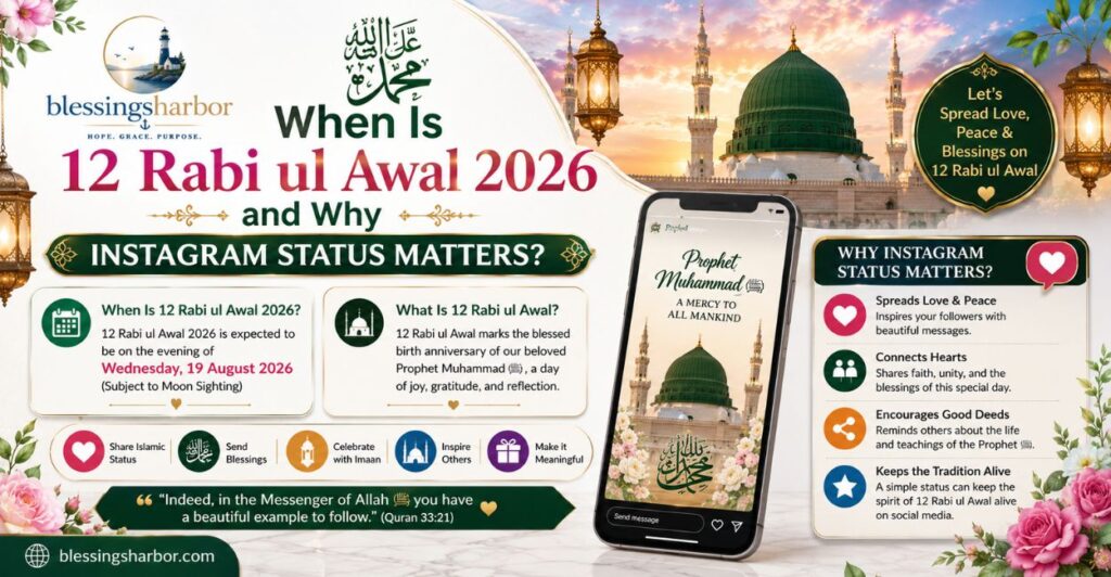 When Is 12 Rabi ul Awal 2026 and Why Instagram Status Matters?