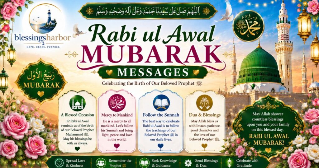 Rabi ul Awal Mubarak Messages