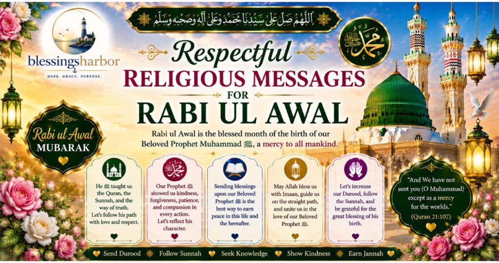 Respectful Religious Messages for Rabi ul Awal