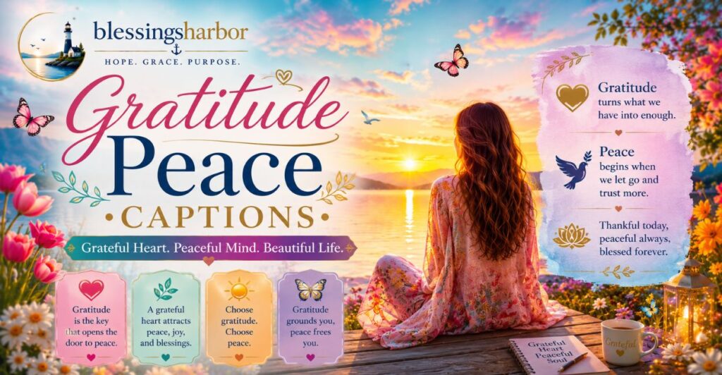 Gratitude Peace Captions