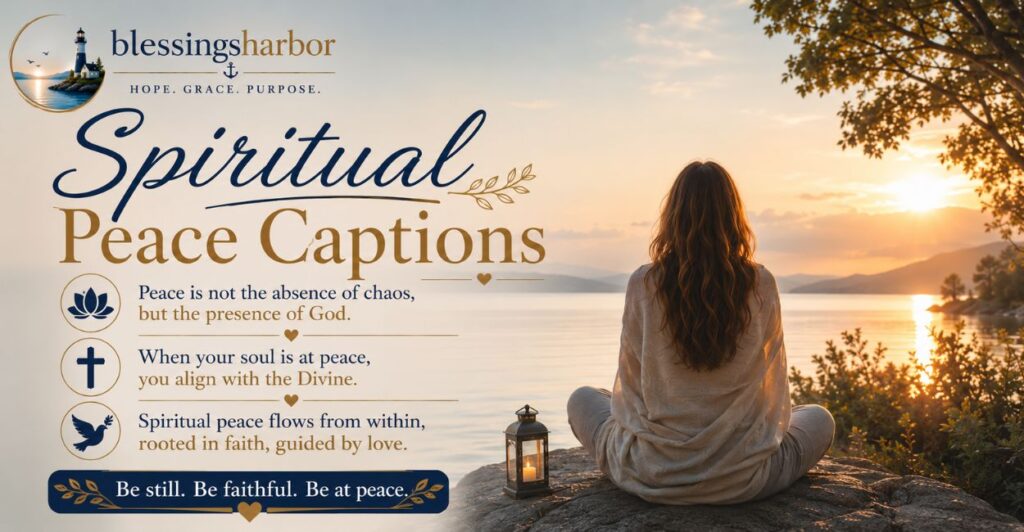 Spiritual Peace Captions