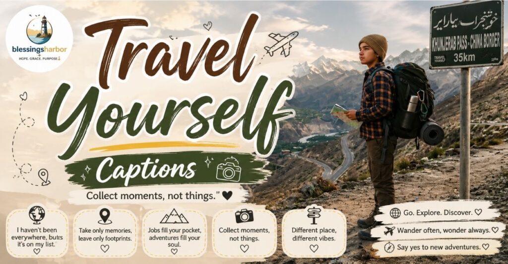 Travel Yourself Captions ✈️🌍