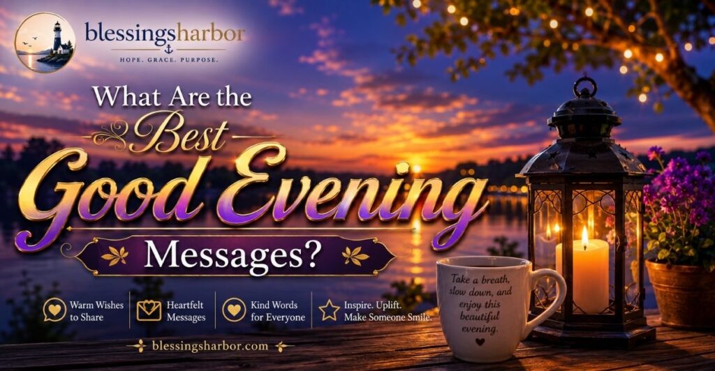 What Are the Best Good Evening Messages?