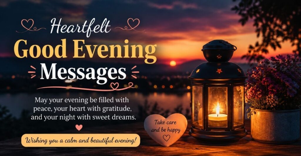Heartfelt Good Evening Messages