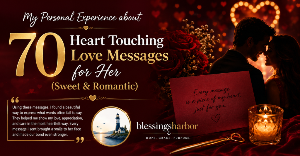 My persnal experence about 70 Heart Touching Love Messages for Her (Sweet & Romantic)