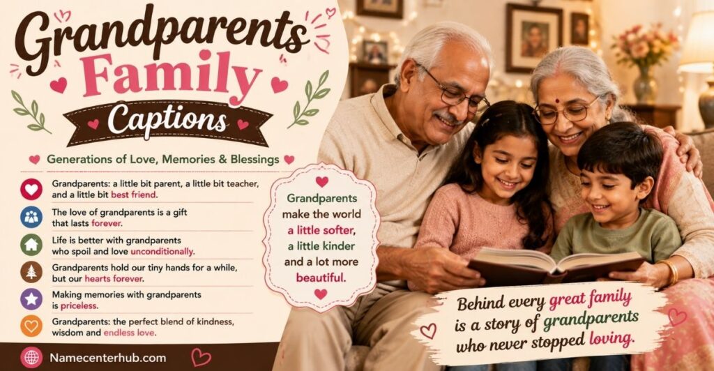 Grandparents Family Captions