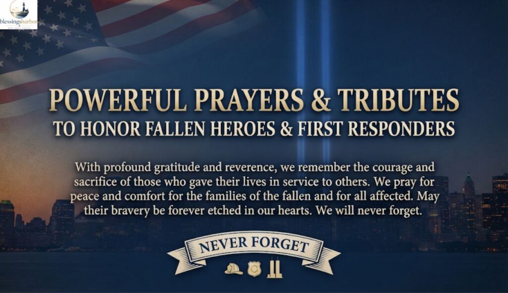 Powerful Prayers and Tributes to Honor Fallen Heroes & First Responders