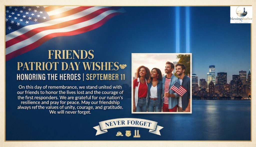 Friends Patriot Day Wishes 🤝