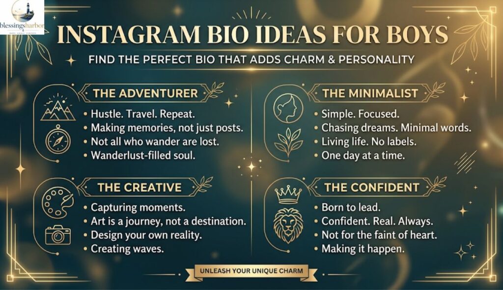 Instagram Bio Ideas For Boys