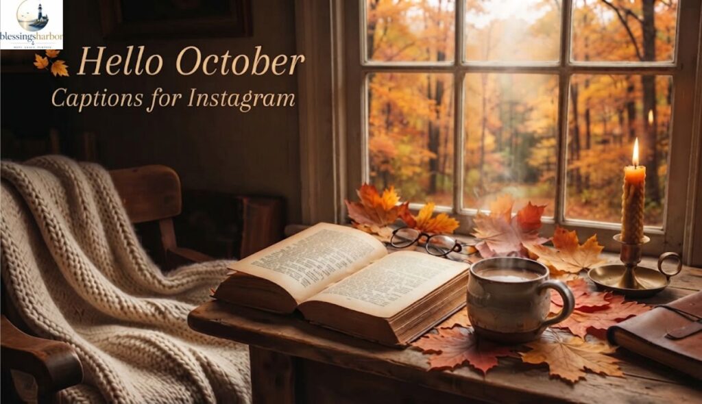 ๐ Hello October Captions for Instagram