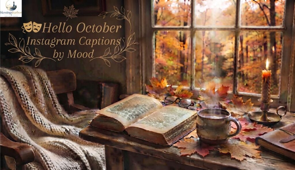๐ญ Hello October Instagram Captions by Mood