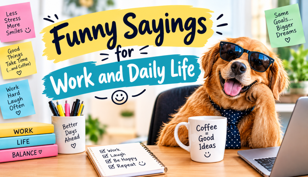 Funny Sayings for Work and Daily Life