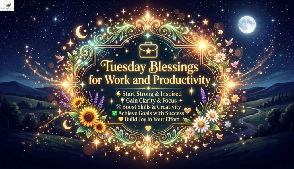 💼 Tuesday Blessings for Work and Productivity