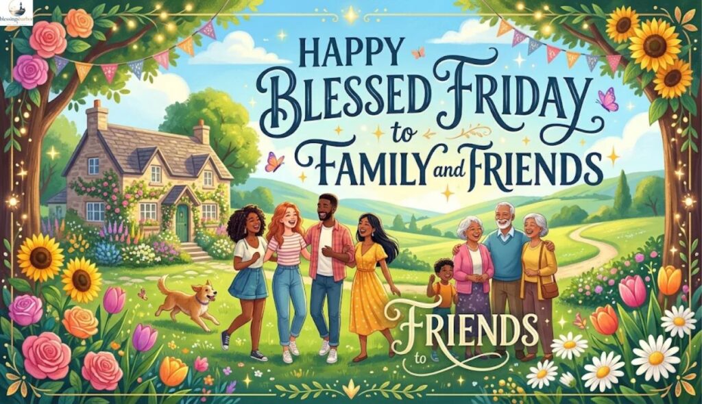 👨👩👧👦 Happy Blessed Friday Quotes for Family and Friends