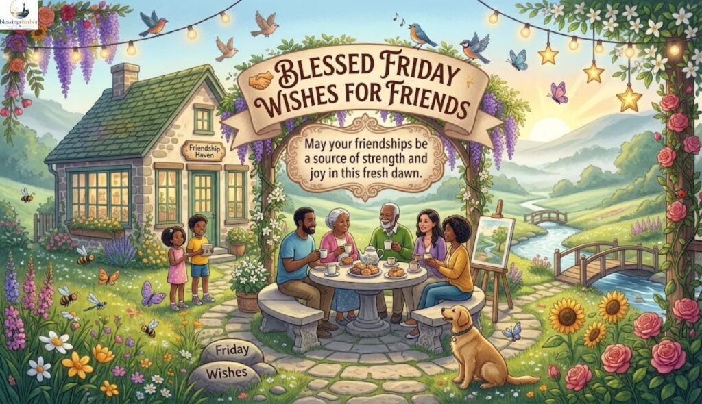 👨‍👩‍👧‍👦 Blessed Friday Wishes for Family
