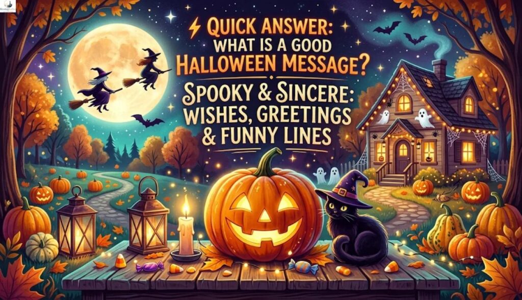 ⚡ Quick Answer: What Is a Good Halloween Message?