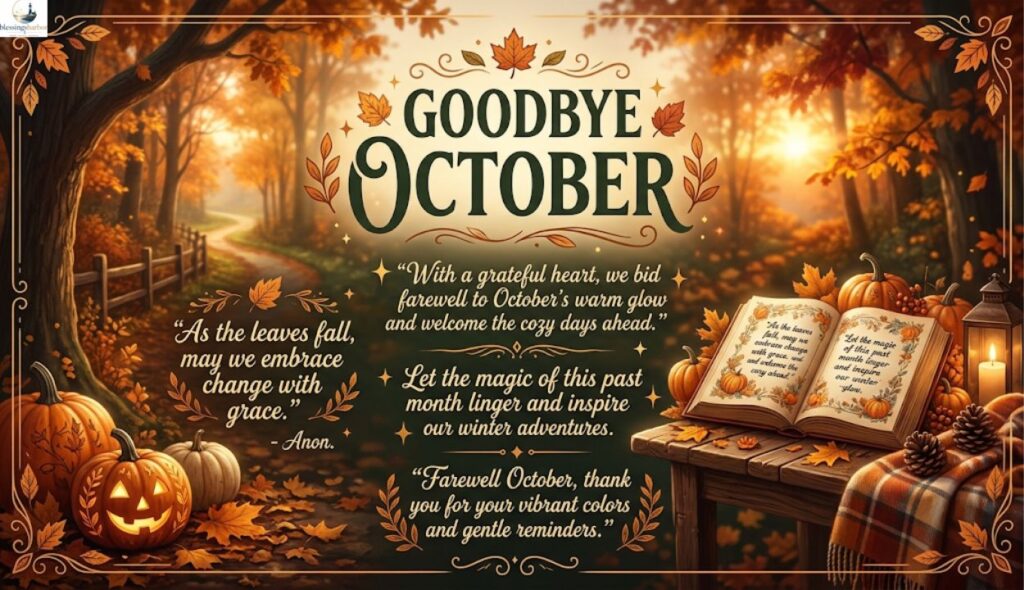 🎃 Goodbye October Quotes