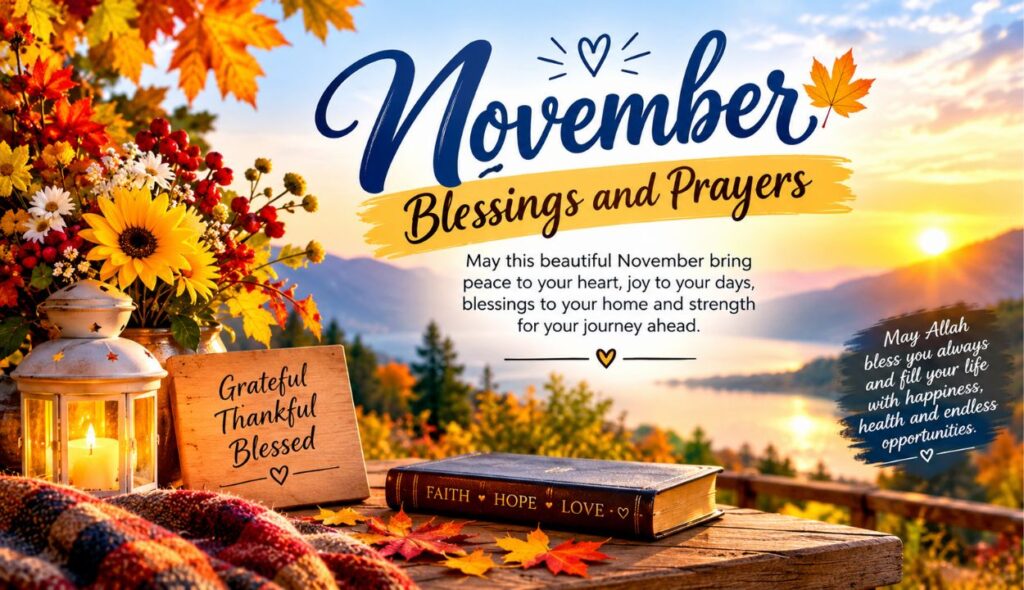 🙏 November Blessings and Prayers