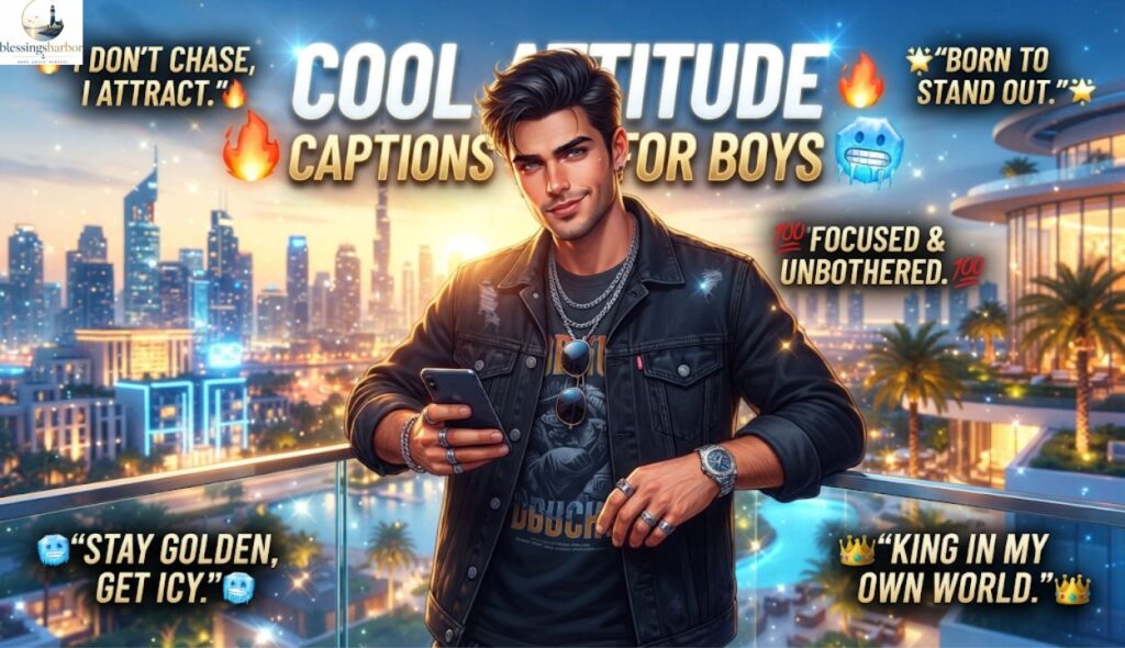 ๐ง Cool Attitude Captions for Boys