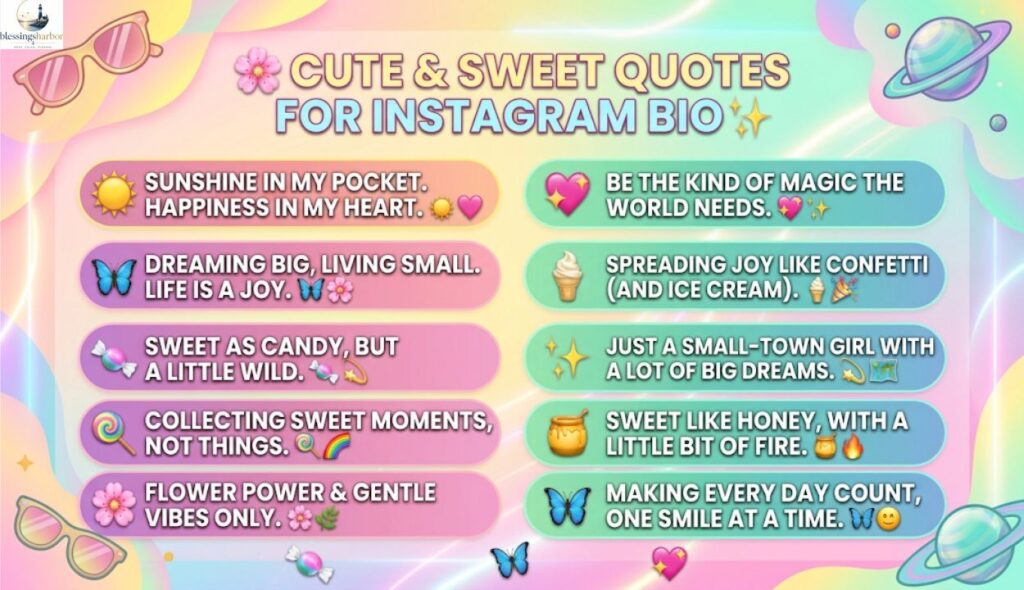 🌸 Cute and Sweet Quotes for Instagram Bio