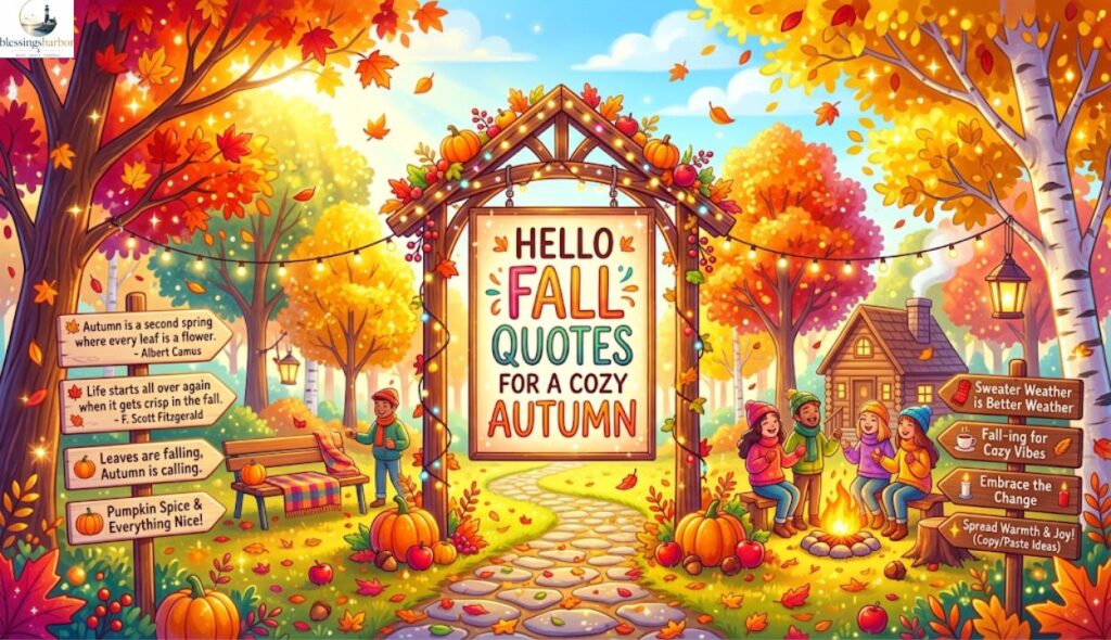 ๐ฌ Hello Fall Quotes for a Cozy Autumn