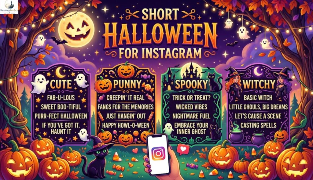 ✂️ Short Halloween Captions for Instagram