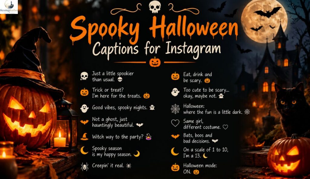 💀 Spooky Halloween Captions for Instagram