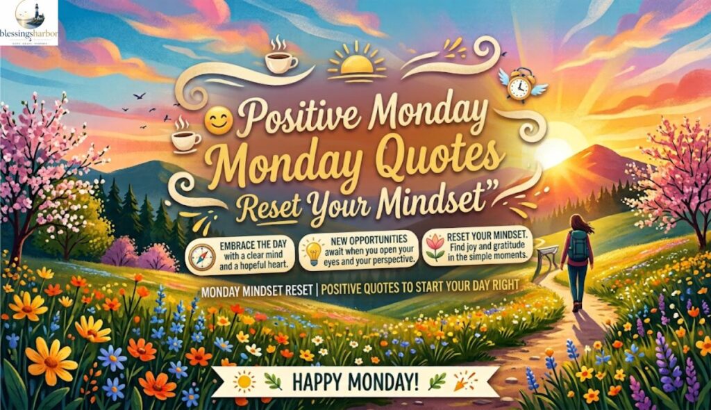 😊 Positive Monday Quotes to Reset Your Mindset