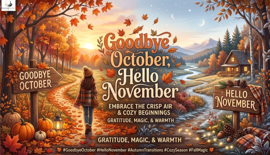📸 Goodbye October, Hello November Captions