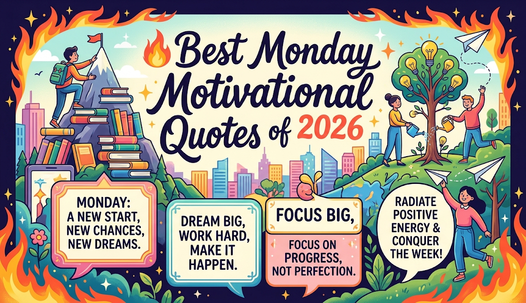 🔥 Best Monday Motivational Quotes of 2026