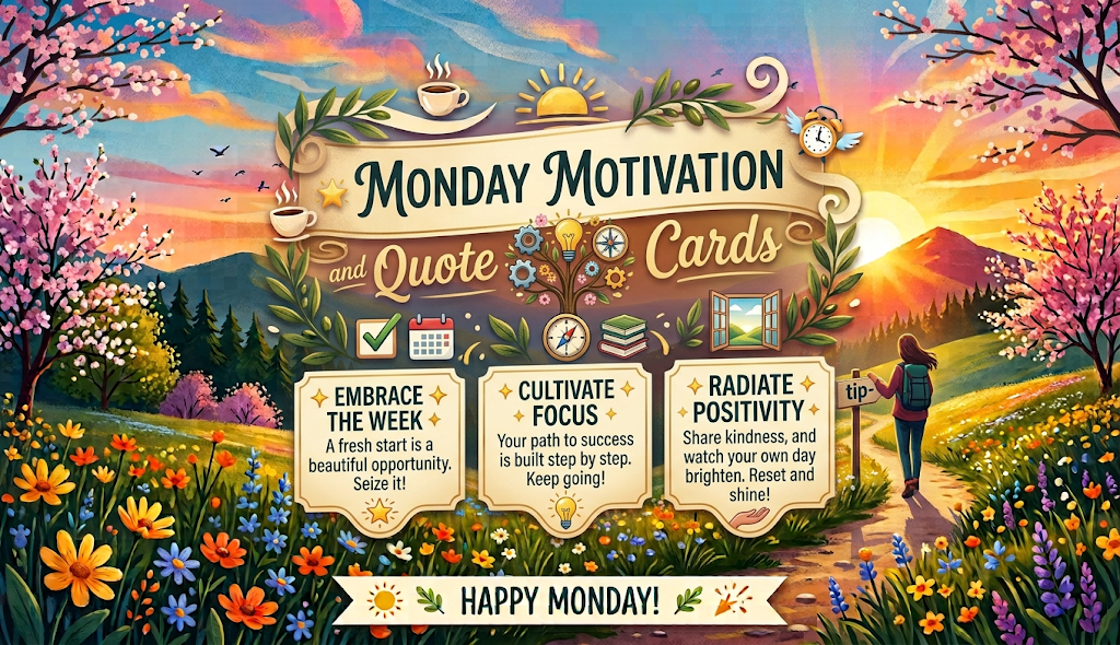 🖼️ Monday Motivation Images and Quote Cards
