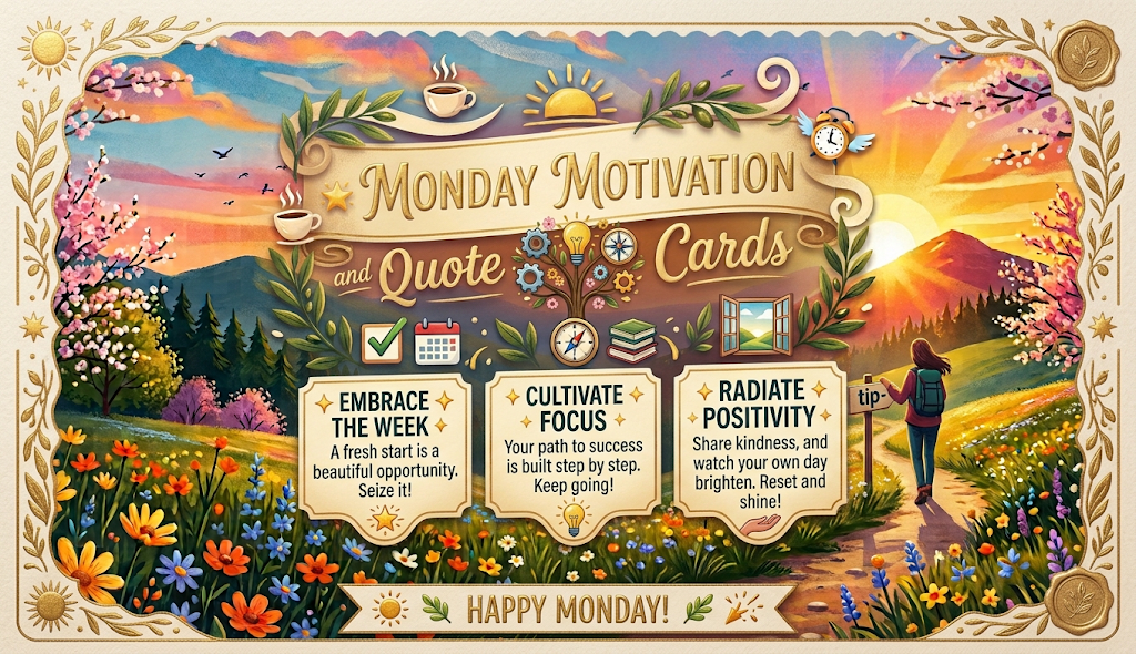 🖼️ Monday Motivation Images and Quote Cards